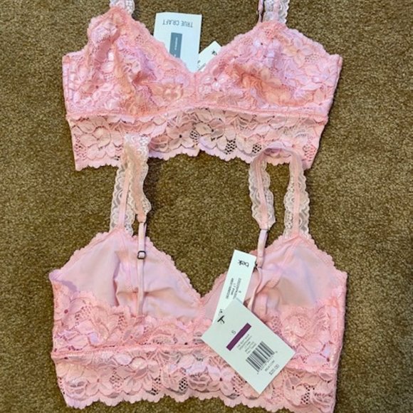 Set of 2 Light Pink Bralettes - NWT - Picture 1 of 3